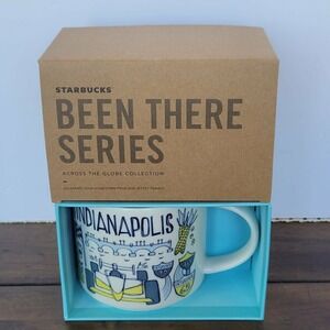 Starbucks Been There Series Indianapolis I70 Indy 14oz Ceramic Coffee Mug NIB
